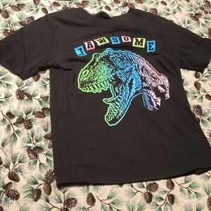 Wonder Nation Black T-Rex Graphic Tee